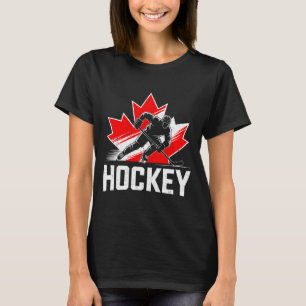 Camiseta día de Canadá hockey patriótico hoja de arce canad