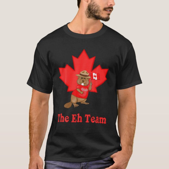 Camiseta Día de Canadá Libertad de hojas de arce Orgullosa  (Anverso)