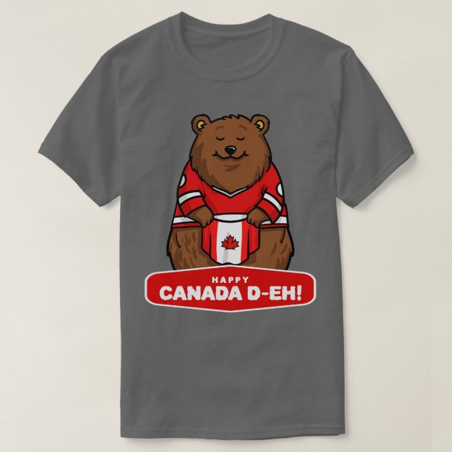 Camiseta Día de Canadá Orgullo Canadiense I Love Canada Bea (Diseño del anverso)