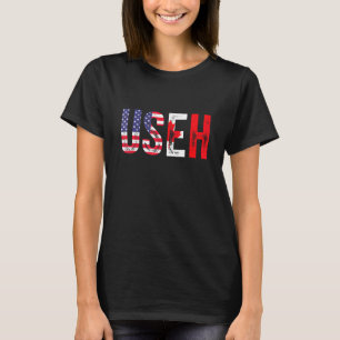 Camiseta Día de Canadá Uso canadiense bandera de Canadá hoj