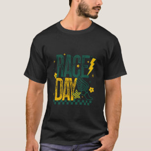 Camiseta Día de Carrera de Campo a Través Corredor de Atlet