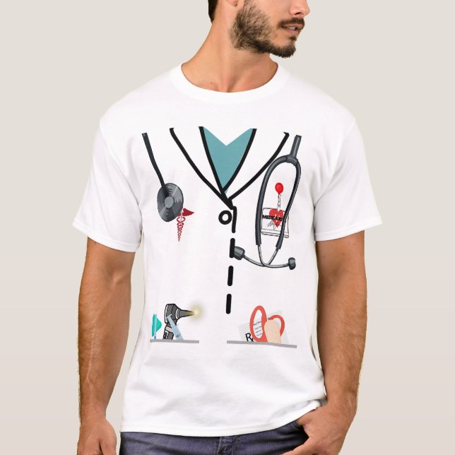 Camiseta Día de Carrera Tema de Doctor (Anverso)