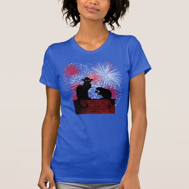 Camiseta Día de chat Noir Canadá (Anverso)