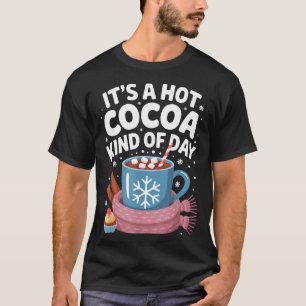 Camiseta Día De Chocolate Caliente Tipo De Día Fest De Aman
