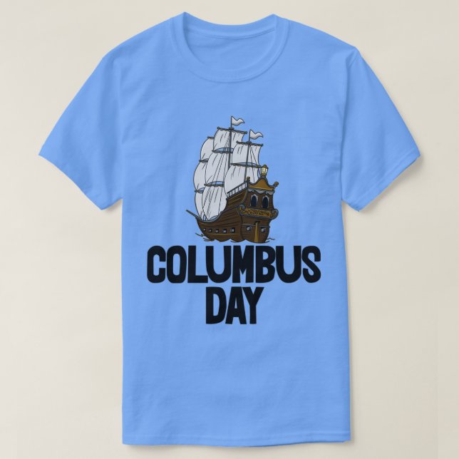 Camiseta Día de Colón 1 (Diseño del anverso)