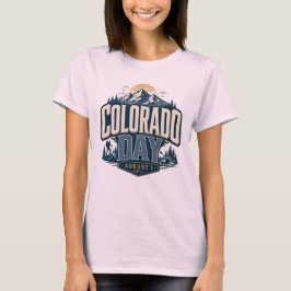 Camiseta Día de Colorado, Colorado 150 cumpleaños patriótic