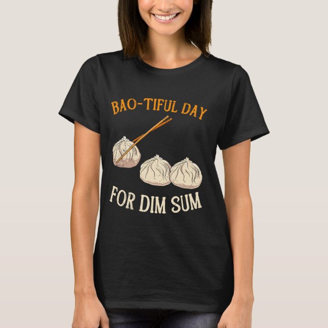 Camiseta Día de comida asiática aburrido para dem sum fanát (Anverso)