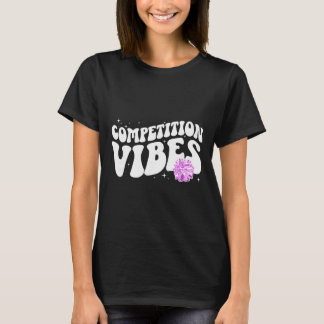 Camiseta Día de Competencia de Animadoras Vibes Día de Comp