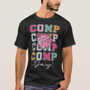 Camiseta Día de Competición de Porristas Día de Competición