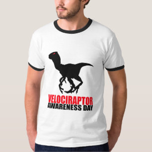 Camiseta Día de Conciencia de Velociraptor