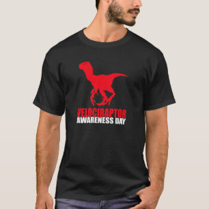 Camiseta Día de Conciencia de Velociraptor