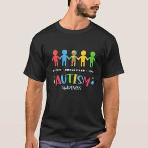Camiseta Día de Conciencia del Autismo Decoración autista D