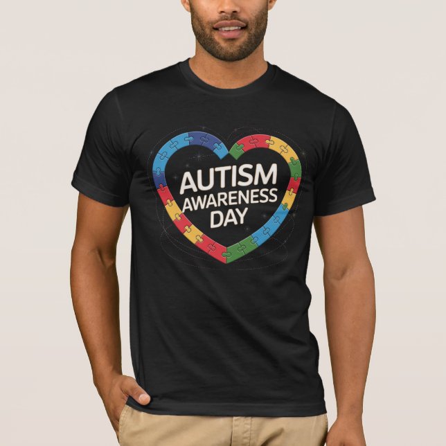 Camiseta Día de Conciencia sobre el Autismo (Anverso)