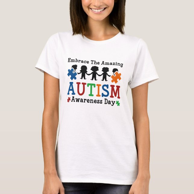 Camiseta Día de Conciencia sobre el Autismo (Anverso)
