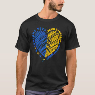 Camiseta Día de Conciencia sobre el Síndrome de Down Corazó