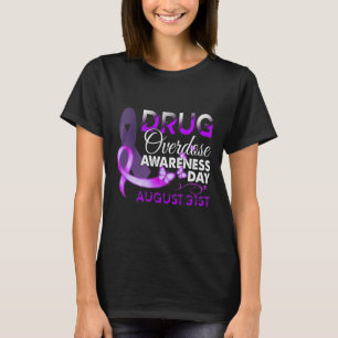 Camiseta Día de Conciencia sobre Sobredosis de Drogas 31 de