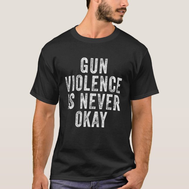 Camiseta Día de Concienciación contra las armas: uso sufici (Anverso)