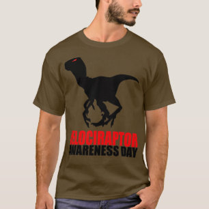 Camiseta Día de concienciación de Velociraptor