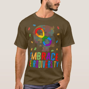 Camiseta Día de Concienciación sobre Autismo Abrazo de Neur