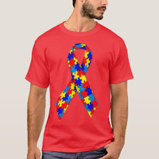 Camiseta Día de Concienciación sobre el autismo de la cinta