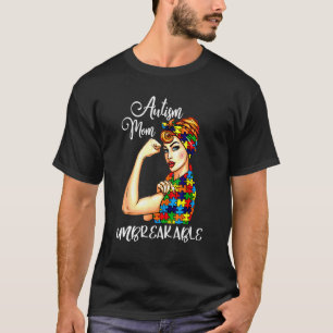 Camiseta Día de concienciación sobre el autismo de mamá de