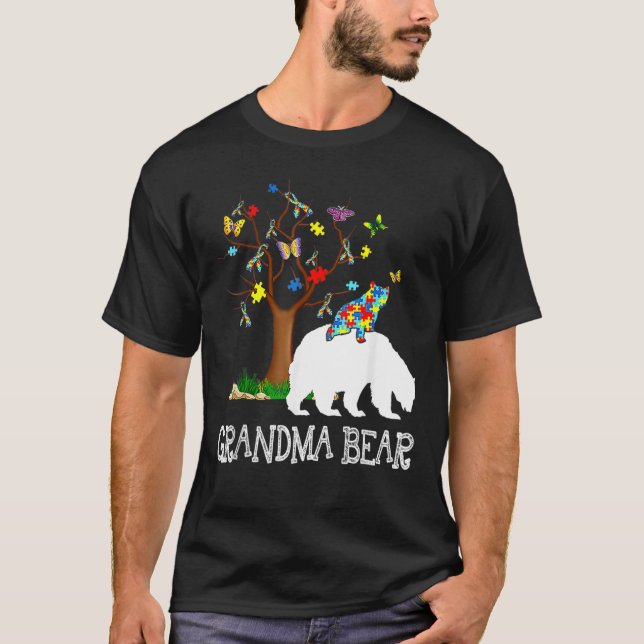 Camiseta Día de Concienciación sobre el autismo El oso de l (Anverso)