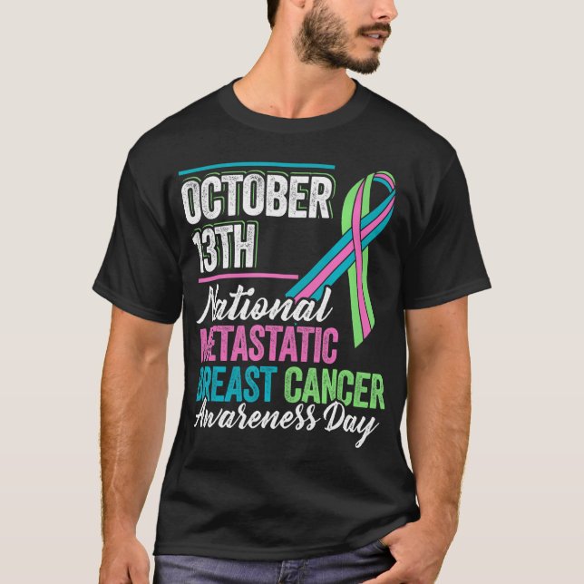 Camiseta Día de Concienciación sobre el Cáncer de Mama Meta (Anverso)