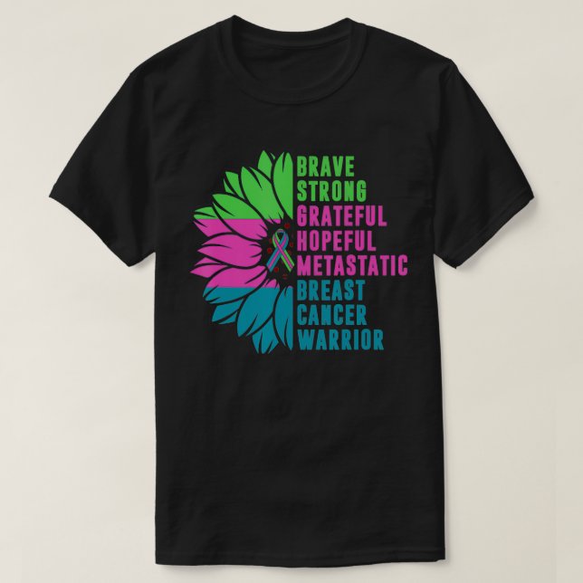 Camiseta Día de Concienciación sobre el Cáncer de Mama Meta (Diseño del anverso)