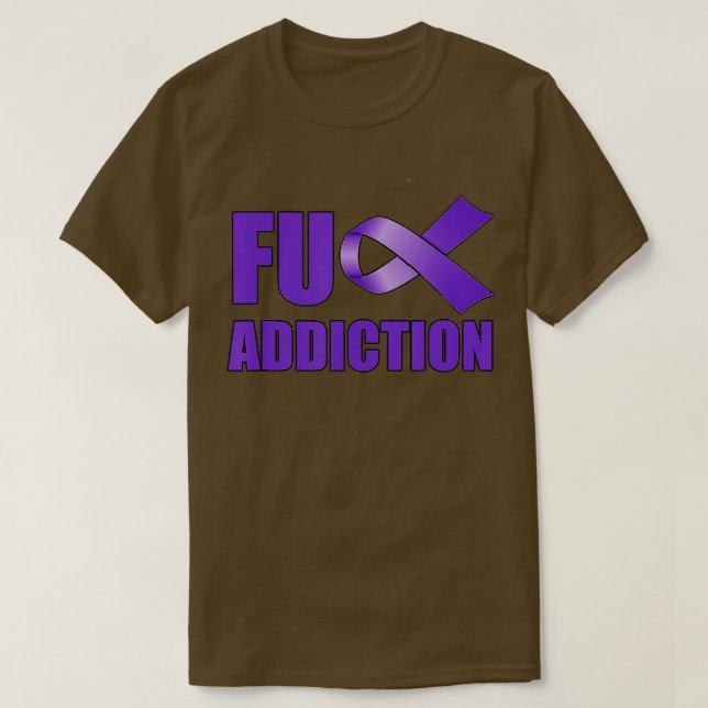 Camiseta Día de Concienciación sobre la Sobredosis Cinta pú (Diseño del anverso)
