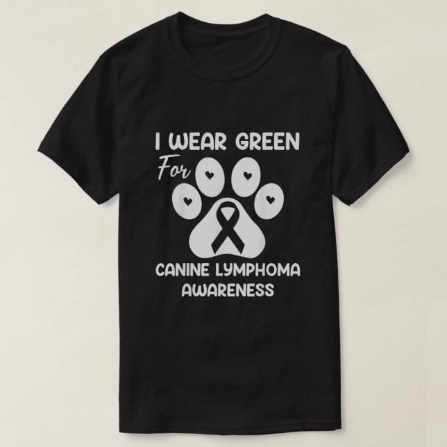 Camiseta Día de Concienciación sobre Linfoma Canino Naciona (Diseño del anverso)