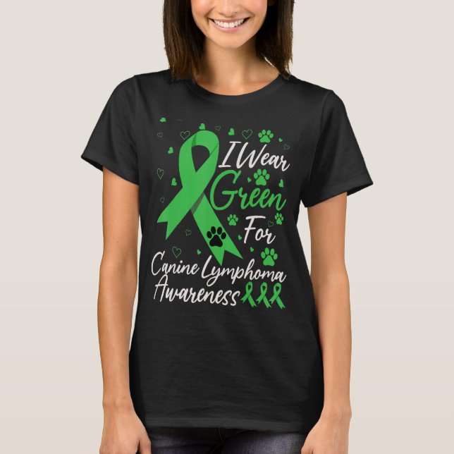 Camiseta Día de Concienciación sobre Linfoma Canino Naciona (Anverso)