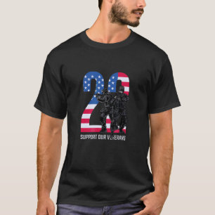 Camiseta Día de Conmemoración 22 Apoyar a nuestros veterano