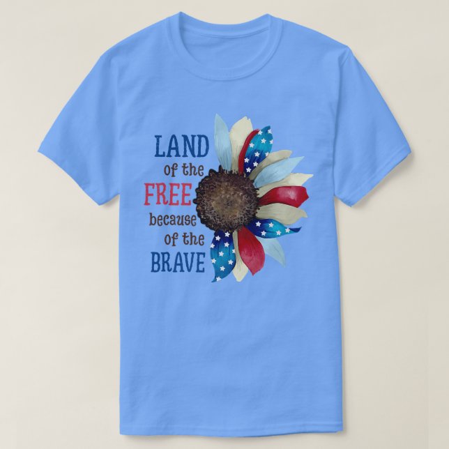 Camiseta Día de conmemoración de los Veteranos, 4 de julio  (Diseño del anverso)