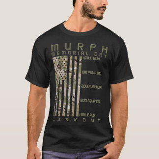 Camiseta Día de Conmemoración de Murph Sesión de entrenamie