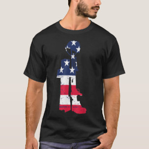 Camiseta Día de Conmemoración de Veteranos de la Cruz de la