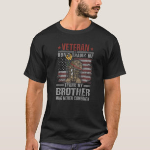 Camiseta Día de conmemoración de veteranos gracias a mi her