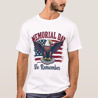 Camiseta Día de Conmemoración Patriótico