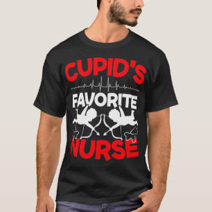 Camiseta Día de Corazones Día de San Valentín de Enfermeras