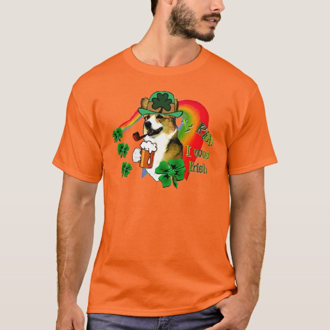 Camiseta Día de Corgi Saint Patrick (Anverso)