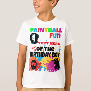Camiseta Día de cumpleaños colorido y divertido