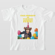 Día de cumpleaños de la jungla salvaje de Chimpanz