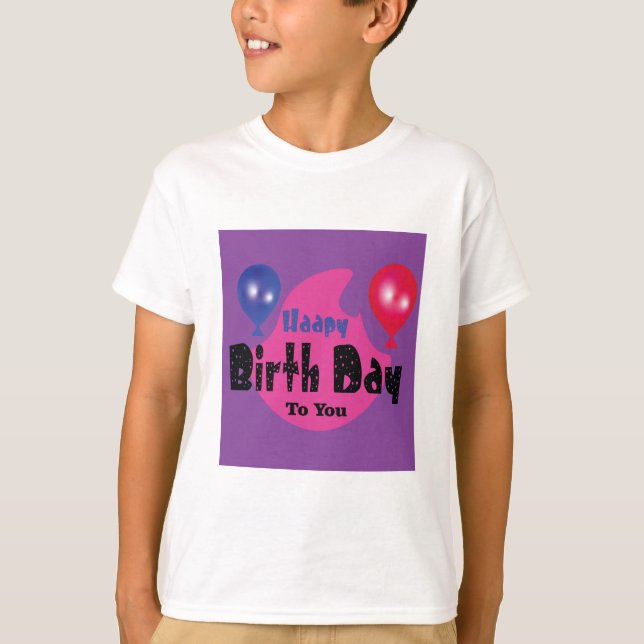 Camiseta Día de Cumpleaños – Diseño de Fiesta de Celebració (Anverso)