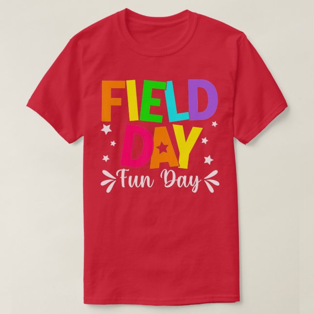 Camiseta Día de diversión de campo Día de viaje escolar Día (Diseño del anverso)