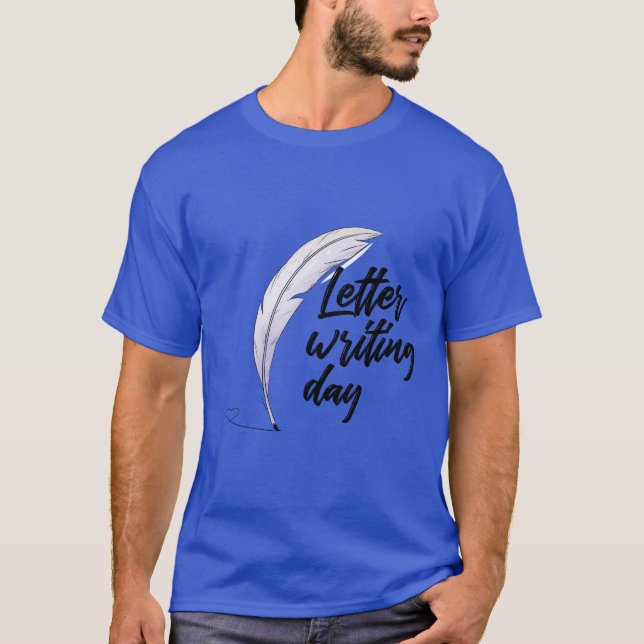 Camiseta Día de escritura de cartas (Anverso)