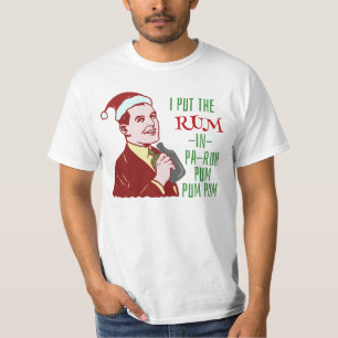 Camiseta Día de fiesta de consumición del hombre del ron