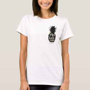 Camiseta Día de fiesta del navidad de la piña de Mele