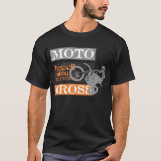 Camiseta Día de fiesta negro de Hawaii del motocrós de los