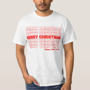 Camiseta Día de fiesta retro de las Felices Navidad