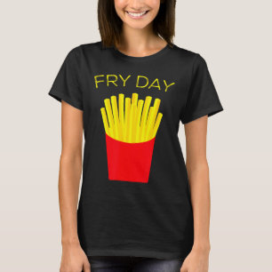 Camiseta Día de Freír, Papas Fritas, Tgif Gracias a Dios es