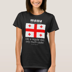 Camiseta Día de Georgia: la bandera de Georgia
